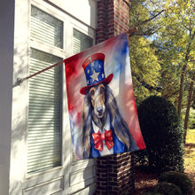 Load image into Gallery viewer, Afghan Hound Patriotic American House Flag