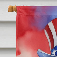 Load image into Gallery viewer, American English Coonhound Patriotic American House Flag