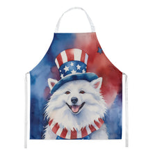 Load image into Gallery viewer, American Eskimo Patriotic American Apron – Artist-Designed Kitchen, BBQ &amp; Craft Apron