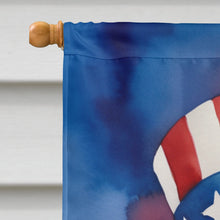 Load image into Gallery viewer, American Eskimo Patriotic American House Flag