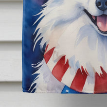 Load image into Gallery viewer, American Eskimo Patriotic American House Flag