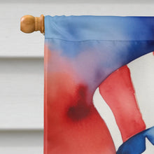 Load image into Gallery viewer, American Foxhound Patriotic American House Flag