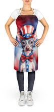 Load image into Gallery viewer, American Hairless Terrier Patriotic American Apron – Artist-Designed Kitchen, BBQ &amp; Craft Apron