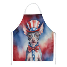 Load image into Gallery viewer, American Hairless Terrier Patriotic American Apron – Artist-Designed Kitchen, BBQ &amp; Craft Apron