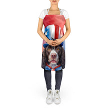 Load image into Gallery viewer, American Water Spaniel Patriotic American Apron – Artist-Designed Kitchen, BBQ &amp; Craft Apron
