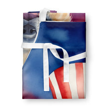 Load image into Gallery viewer, Anatolian Shepherd Patriotic American Apron – Artist-Designed Kitchen, BBQ &amp; Craft Apron