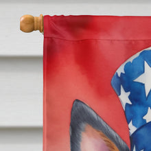 Load image into Gallery viewer, Australian Cattle Dog Patriotic American House Flag