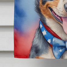 Load image into Gallery viewer, Australian Cattle Dog Patriotic American House Flag