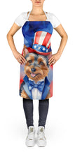 Load image into Gallery viewer, Australian Terrier Patriotic American Apron – Artist-Designed Kitchen, BBQ &amp; Craft Apron
