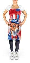 Load image into Gallery viewer, Basenji Patriotic American Apron – Artist-Designed Kitchen, BBQ &amp; Craft Apron