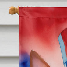 Load image into Gallery viewer, Basenji Patriotic American House Flag