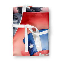 Load image into Gallery viewer, Belgian Sheepdog Patriotic American Apron – Artist-Designed Kitchen, BBQ &amp; Craft Apron