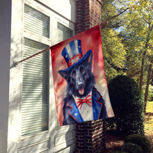 Load image into Gallery viewer, Belgian Sheepdog Patriotic American House Flag