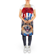 Load image into Gallery viewer, Belgian Tervuren Patriotic American Apron – Artist-Designed Kitchen, BBQ &amp; Craft Apron
