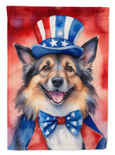 Load image into Gallery viewer, Belgian Tervuren Patriotic American House Flag