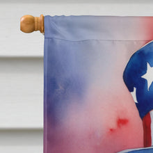 Load image into Gallery viewer, Bergamasco Sheepdog Patriotic American House Flag
