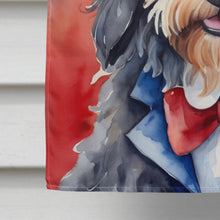 Load image into Gallery viewer, Bergamasco Sheepdog Patriotic American House Flag