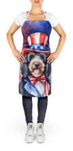 Load image into Gallery viewer, Bernedoodle Patriotic American Apron – Artist-Designed Kitchen, BBQ &amp; Craft Apron