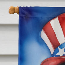 Load image into Gallery viewer, Bernese Mountain Dog Patriotic American House Flag