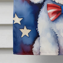 Load image into Gallery viewer, Bichon Frise Patriotic American House Flag