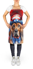 Load image into Gallery viewer, Bloodhound Patriotic American Apron – Artist-Designed Kitchen, BBQ &amp; Craft Apron