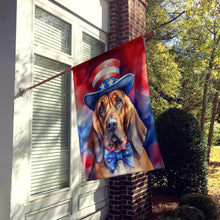 Load image into Gallery viewer, Bloodhound Patriotic American House Flag
