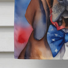 Load image into Gallery viewer, Bloodhound Patriotic American House Flag