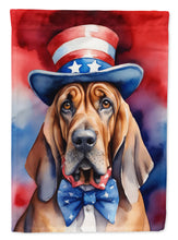 Load image into Gallery viewer, Bloodhound Patriotic American House Flag