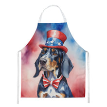 Load image into Gallery viewer, Bluetick Coonhound Patriotic American Apron – Artist-Designed Kitchen, BBQ &amp; Craft Apron