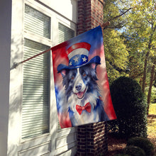 Load image into Gallery viewer, Border Collie Patriotic American House Flag