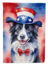 Load image into Gallery viewer, Border Collie Patriotic American House Flag
