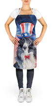 Load image into Gallery viewer, Borzoi Patriotic American Apron – Artist-Designed Kitchen, BBQ &amp; Craft Apron