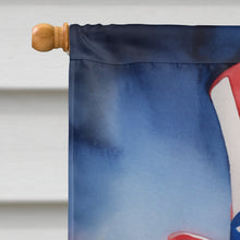 Load image into Gallery viewer, Borzoi Patriotic American House Flag