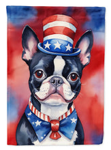 Load image into Gallery viewer, Boston Terrier Patriotic American House Flag