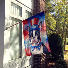 Load image into Gallery viewer, Boston Terrier Patriotic American House Flag