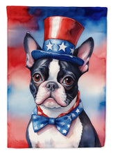 Load image into Gallery viewer, Boston Terrier Patriotic American House Flag