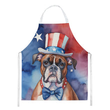 Load image into Gallery viewer, Boxer Patriotic American Apron – Artist-Designed Kitchen, BBQ &amp; Craft Apron