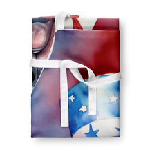 Load image into Gallery viewer, White Boxer Patriotic American Apron – Artist-Designed Kitchen, BBQ &amp; Craft Apron