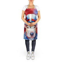 Load image into Gallery viewer, Bull Terrier Patriotic American Apron – Artist-Designed Kitchen, BBQ &amp; Craft Apron