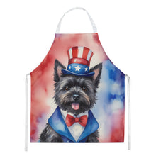 Load image into Gallery viewer, Cairn Terrier Patriotic American Apron – Artist-Designed Kitchen, BBQ &amp; Craft Apron