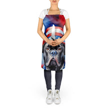 Load image into Gallery viewer, Cane Corso Patriotic American Apron – Artist-Designed Kitchen, BBQ &amp; Craft Apron