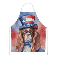 Load image into Gallery viewer, Cavalier Spaniel Patriotic American Apron – Artist-Designed Kitchen, BBQ &amp; Craft Apron