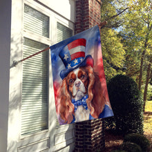 Load image into Gallery viewer, Cavalier Spaniel Patriotic American House Flag