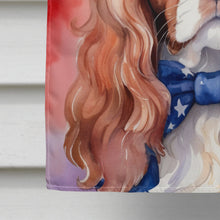 Load image into Gallery viewer, Cavalier Spaniel Patriotic American House Flag