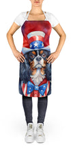 Load image into Gallery viewer, Cavalier Spaniel Patriotic American Apron – Artist-Designed Kitchen, BBQ &amp; Craft Apron