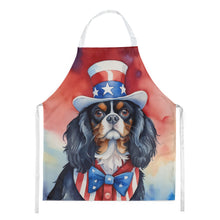 Load image into Gallery viewer, Cavalier Spaniel Patriotic American Apron – Artist-Designed Kitchen, BBQ &amp; Craft Apron