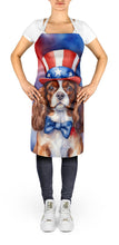 Load image into Gallery viewer, Cavalier Spaniel Patriotic American Apron – Artist-Designed Kitchen, BBQ &amp; Craft Apron