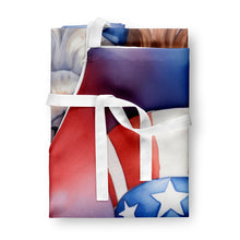 Load image into Gallery viewer, Cavalier Spaniel Patriotic American Apron – Artist-Designed Kitchen, BBQ &amp; Craft Apron