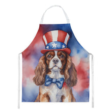 Load image into Gallery viewer, Cavalier Spaniel Patriotic American Apron – Artist-Designed Kitchen, BBQ &amp; Craft Apron
