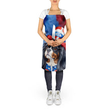 Load image into Gallery viewer, Cavalier Spaniel Patriotic American Apron – Artist-Designed Kitchen, BBQ &amp; Craft Apron